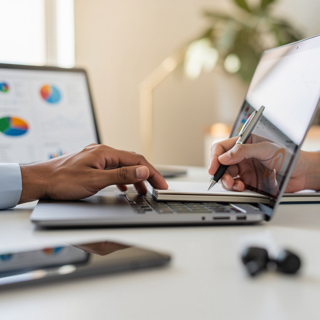 Dizitalsky digital marketing team analyzing campaign performance and business growth metrics